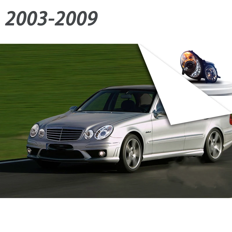 1 шт. фары для Mercedes Benz W211 E200 E230 E280 2003 2009 автомобильные аксессуары Фары|Фара авто в