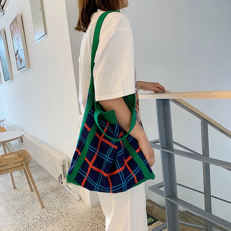 Youda Модная стильная женская шерстяная тканая вместительная сумка оригинальный