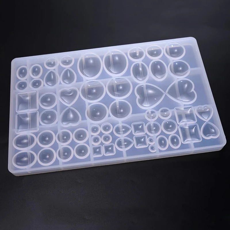 

1 Set Resin Gem Earrings Mold Resin Molds Pendant Casting Silicone Mould DIY Crafts Jewelry Making Tools For Jewelry Making DIY