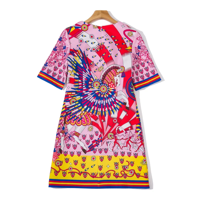 

Fashion Summer New Women'S Dress Elegant Party Comfortable Holiday Fantastic Diamonds Sequins Gorgeous Print Casual Mini Dress