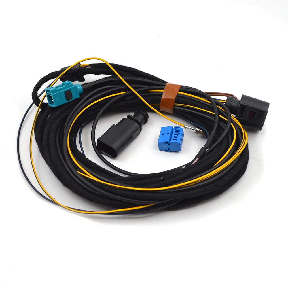 

For VW Flip logo Rear View Camera Reversing Camera Cable Harness For VW Golf 7 2015-2018 MK7 5GG827469F