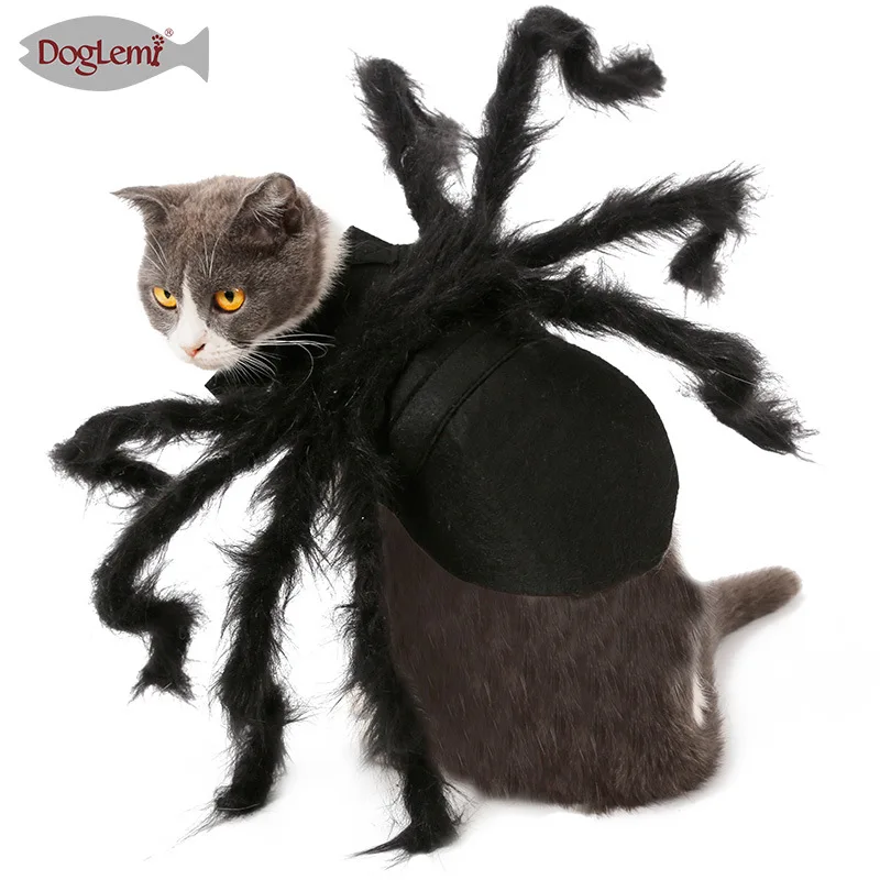 

Хэллоуин Лидер продаж одежда для домашних животных Паук собака кошка ужас имитация плюша паук Маскировка вечернее платье