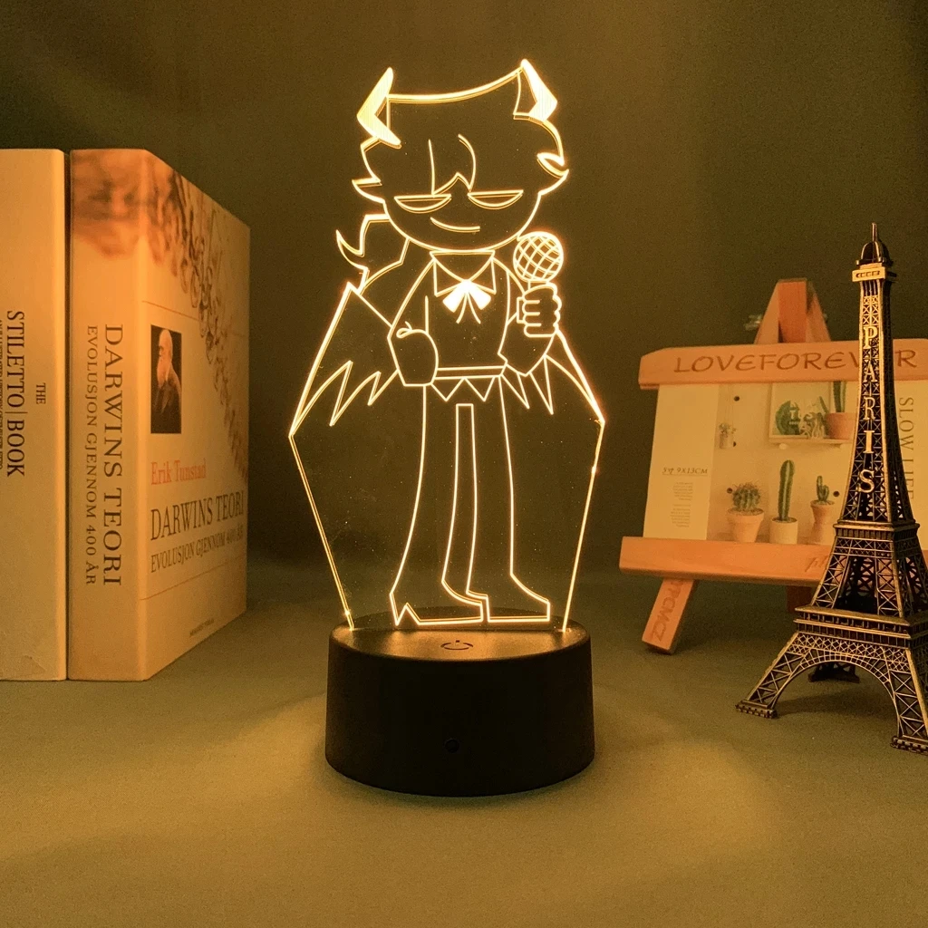 3d светодиодный ночник игра пятничная ночь Funkin Selever фигурка для детской спальни