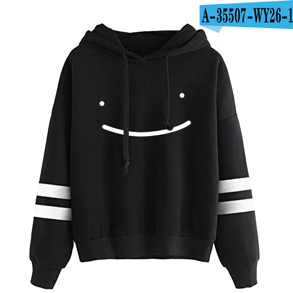 

Dream Smp Smile Hoodie 2021 Dreamwastaken Couple Sweatshirt Harajuku Streetwear Hip Hop Women Men Hooded Jacket Girls Clothes