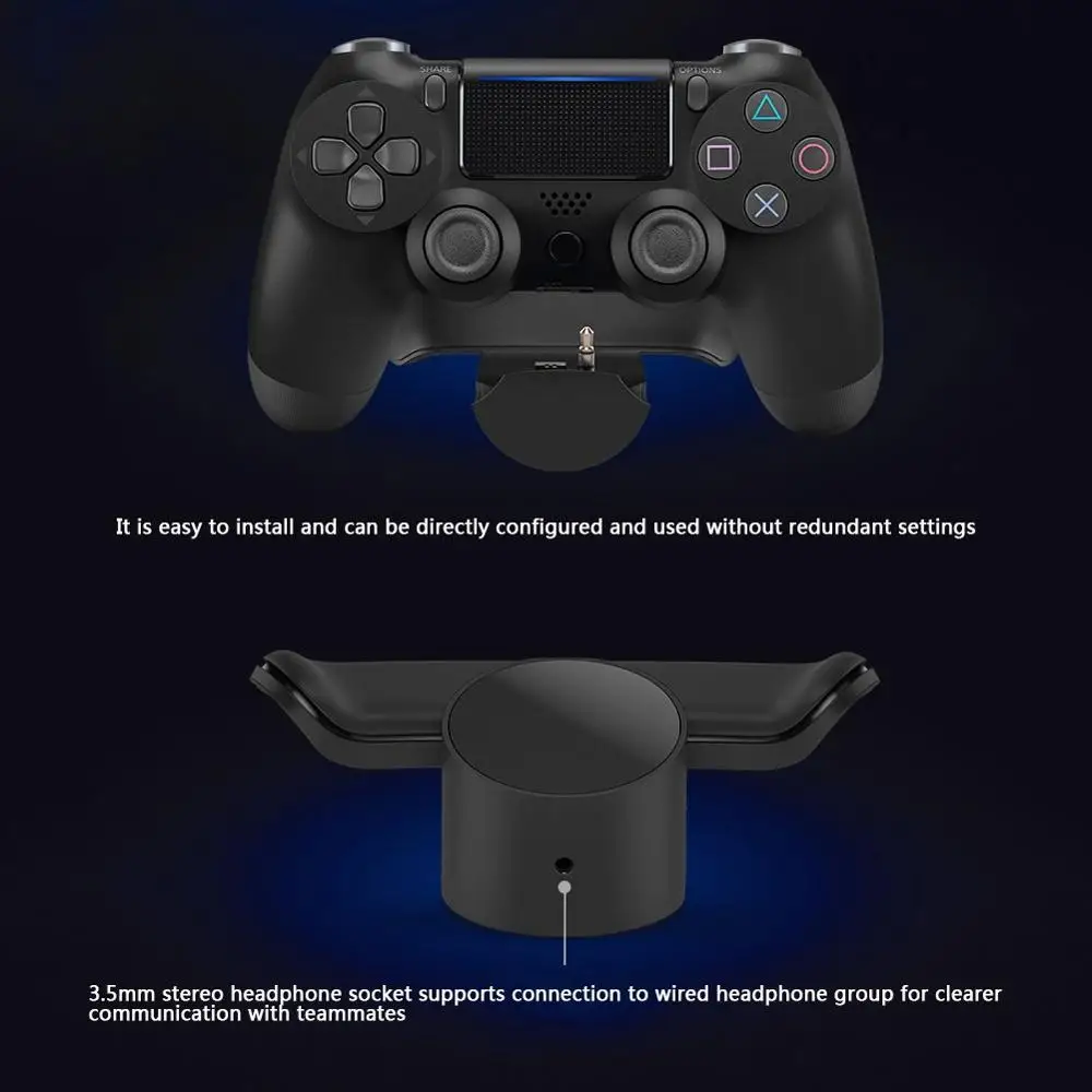 

Extension Keys Replacement For PS4 Gamepad Back Button Attachment DualShock4 Joystick Rear Buttons Accessories
