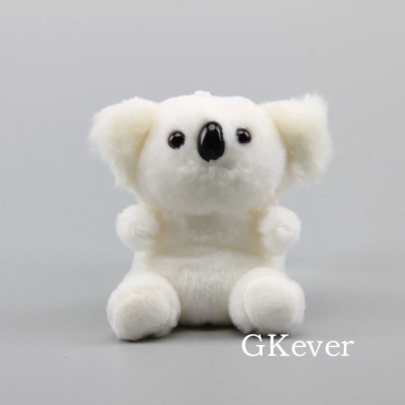 Белая плюшевая кукла коала игрушки мягкие животные брелок для детей подарок