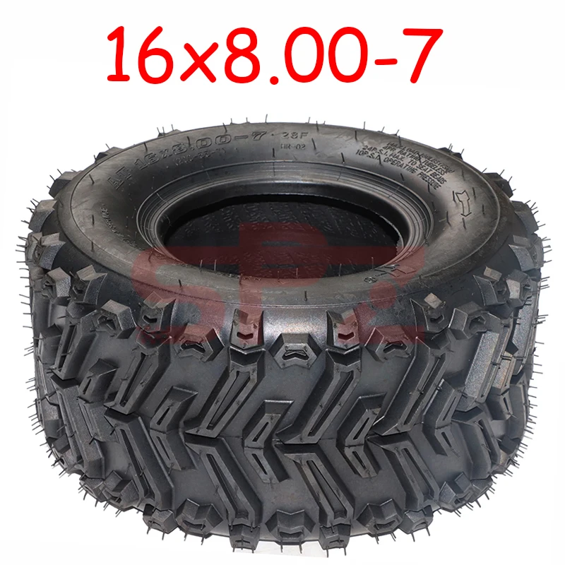 

High quality 7 inch vacuum tires 16X8.00-7 inch tire wheels suitable for modifying four-wheel off-road motorcycle kart ATV