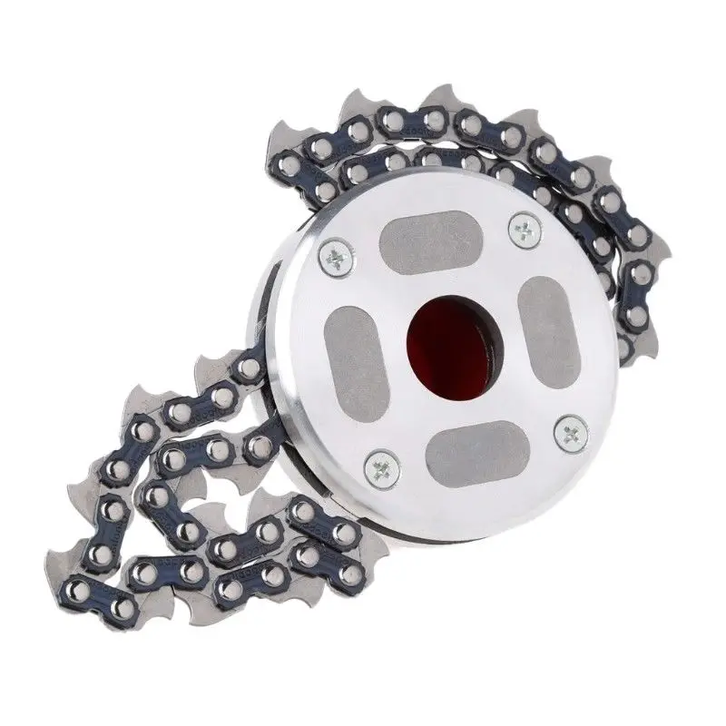 

1Pcs 65Mn Coil Power Grass Trimmer Head Steel Chain Saw Links Easy Cutting Garden Tool Accessories