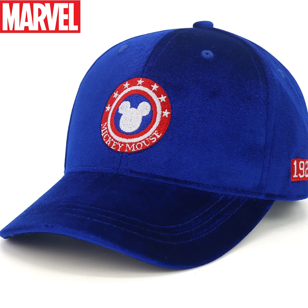 

Детские милые бейсболки Disney для мальчиков и девочек, милые Мультяшные Повседневные шапки Микки и Минни Маус, детская модная уличная шляпа о...