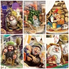 Алмазная вышивка, мультяшная картина 5D, квадратная Алмазная мозаика для стразы, Декор для дома, ручная работа