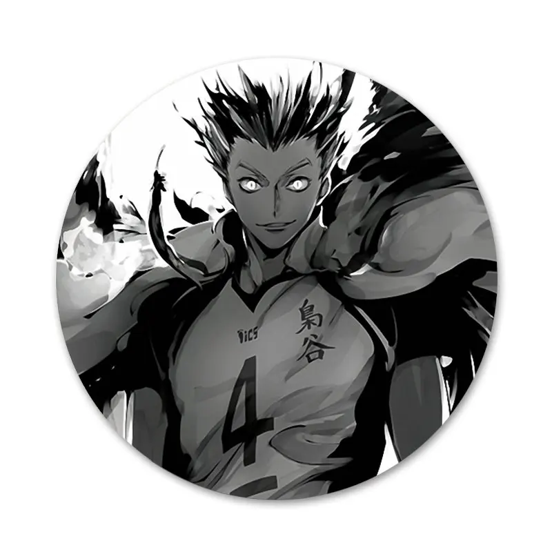 

Haikyuu bokuto koutarou Badge Brooch Pin Accessories For Clothes Backpack Decoration gift
