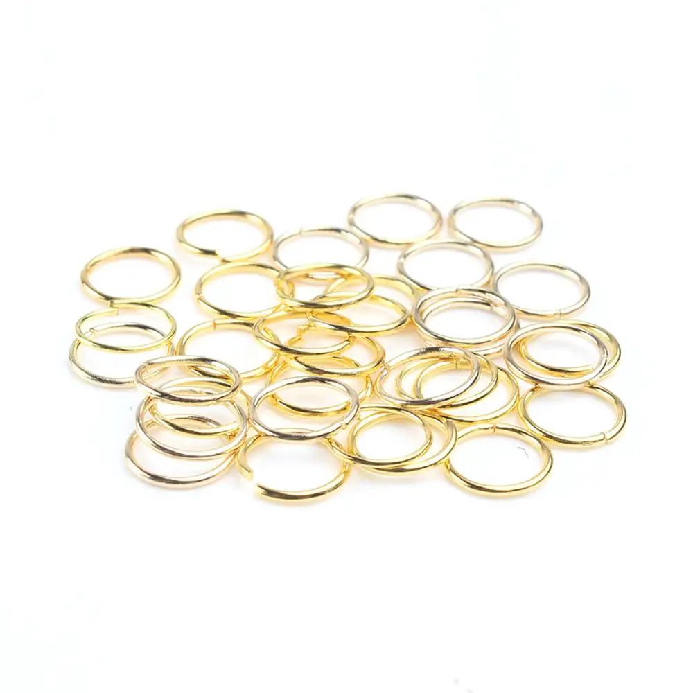 200pcs/lot 3-12mm Jump Rings Gold Silver Split Rings Connectors For Diy Jewelry Finding Making Accessories Wholesale Supplies images - 6