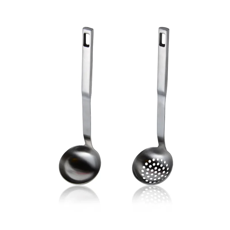 Stainless Steel Colander For Hot Pot Long Handle Soup Spoon Anti-scalding Ladle For Kitchenware