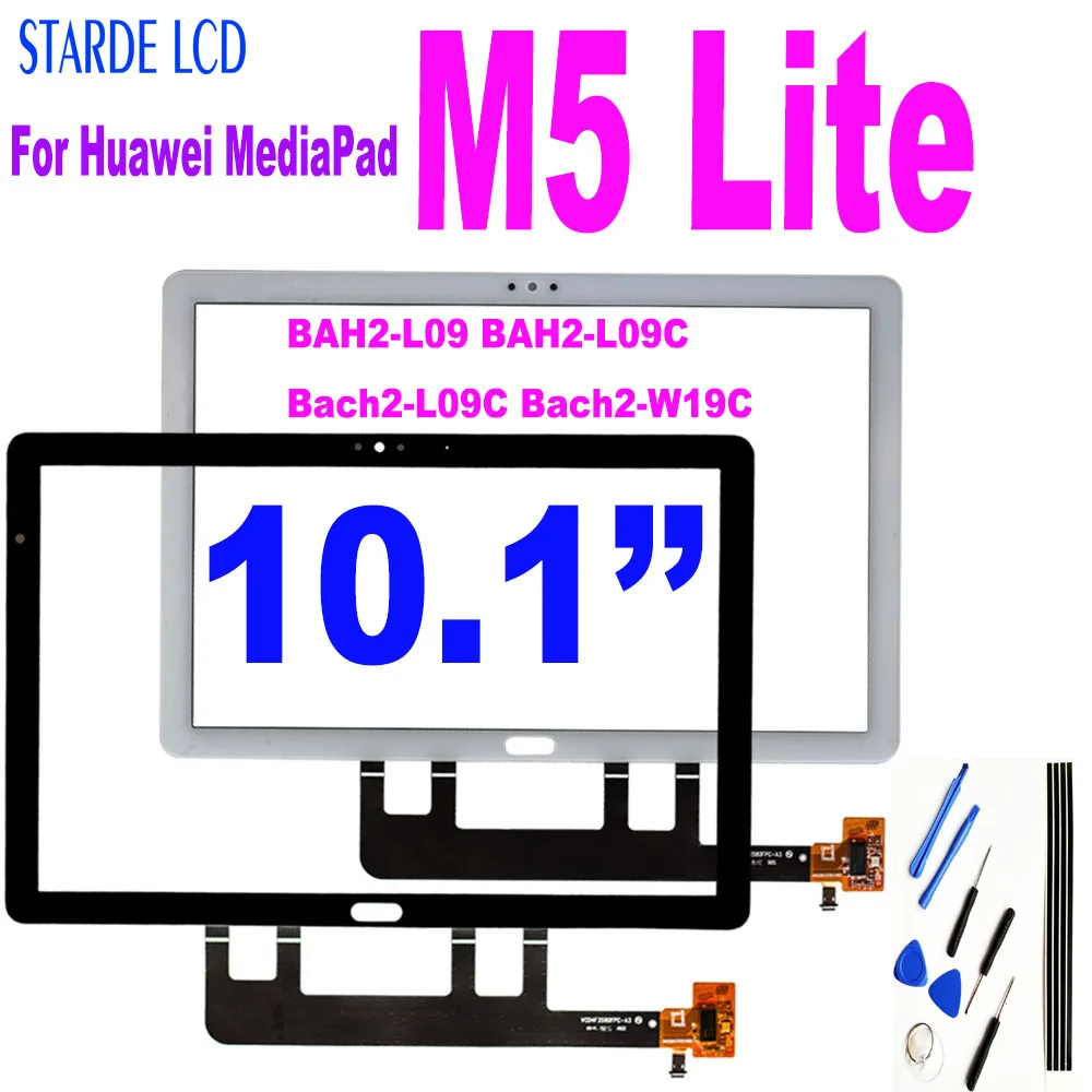 10 1 &quotдля Huawei MediaPad M5 Lite LTE BAH2 L09 L09C Bach2 W19C сенсорный экран дигитайзер стеклянная