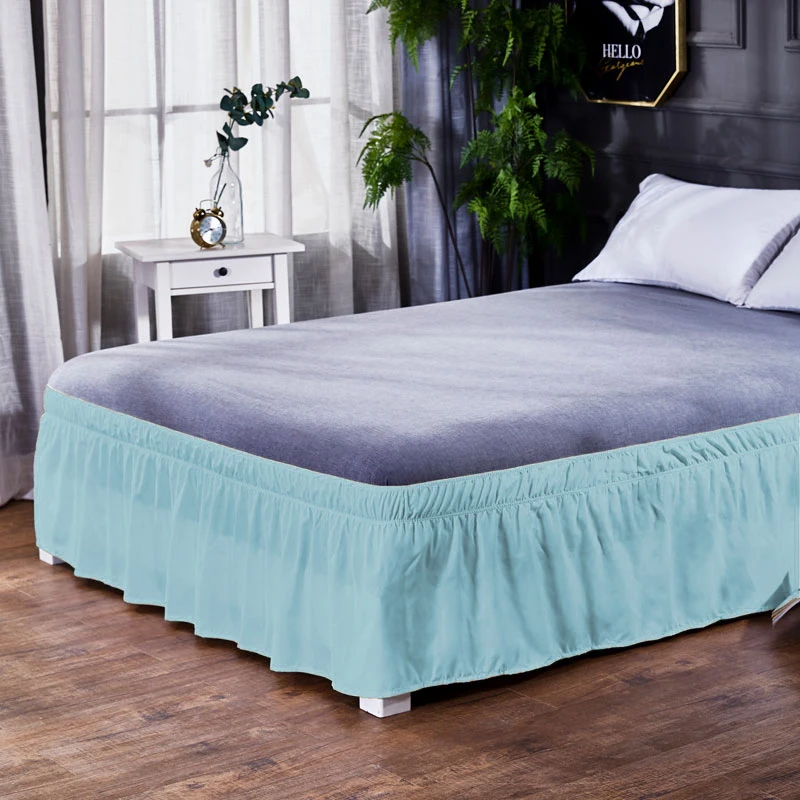 Гофрированная угловая юбка для постельных принадлежностей эластичная