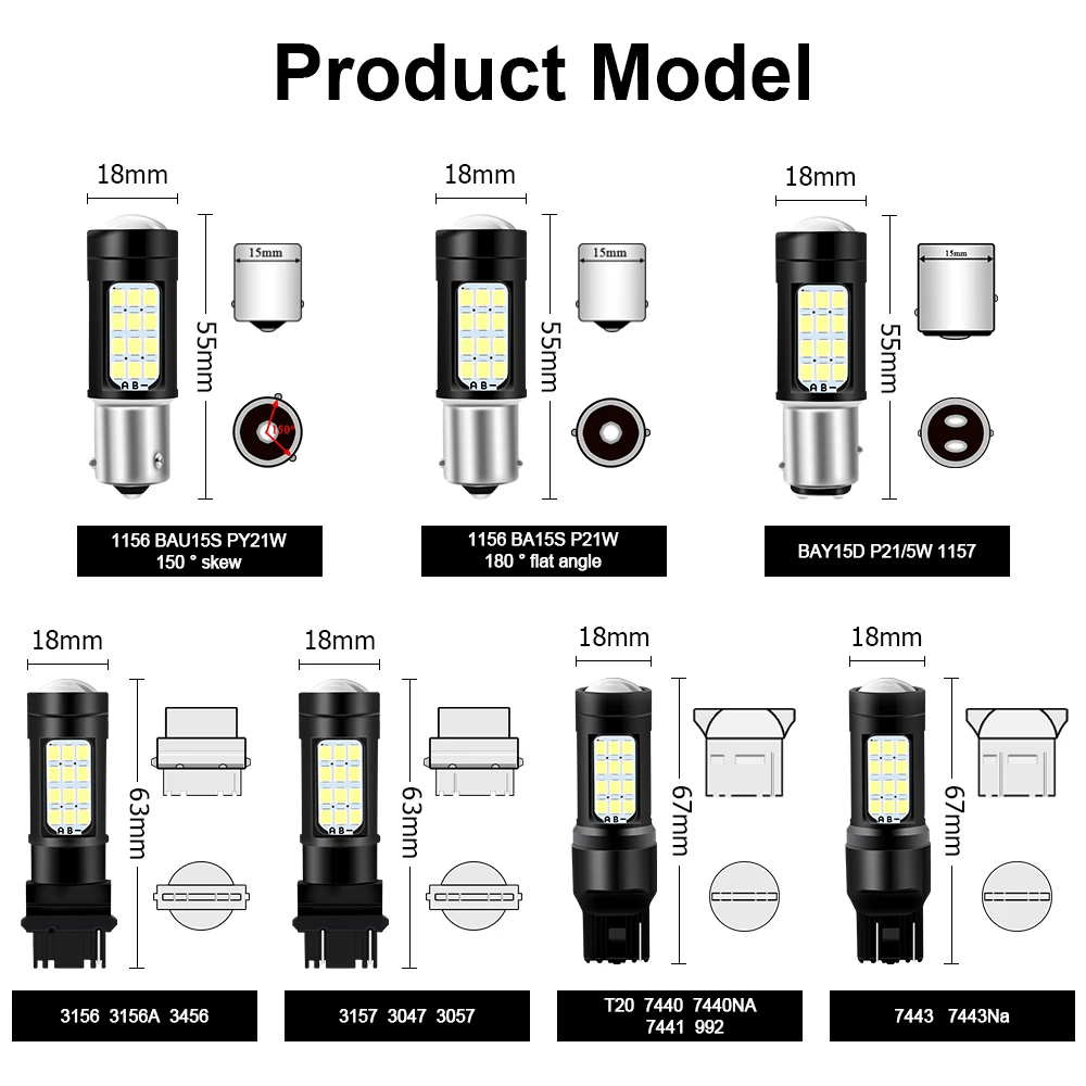 1 шт. 1156 1157 2835 42SMD светодиодный авто тормоз Revesing светильник 12V 3156 3157 T20 дневного