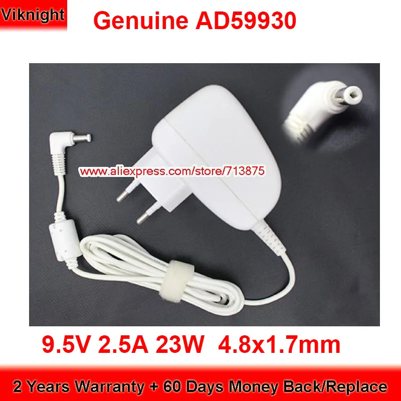 

Genuine EU Plug AD59930 23W Charger 9.5V 2.5A AC Adapter EXA0702EG for Asus Eee PC 701SD 900A 900HA S101 Power Supply