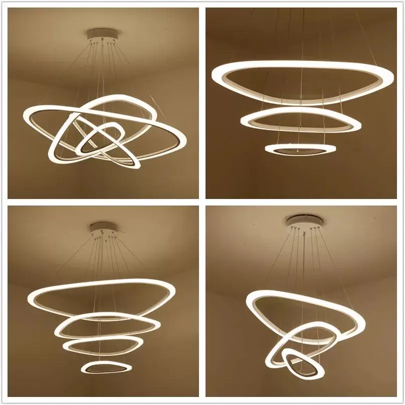 Современная светодиодная Люстра для гостиной столовой дома лофт треугольные