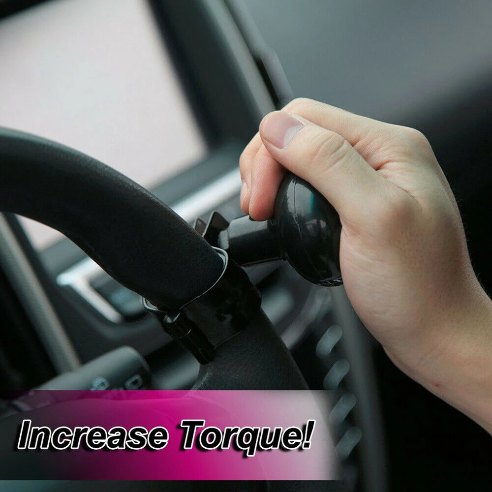 3.35in* 1.97in автомобильный Грузовик рулевое колесо помощь ручка-помощник ручка для рулевого колеса мяч для универсального автомобиля