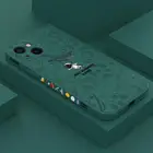 Чехол для iPhone 13, 12, 11 Pro MAX, XS, XR, X, 8, 7 Plus, SE 2020, темно-зеленый, милый бумажный самолет с астронавтом, противоударные мягкие чехлы