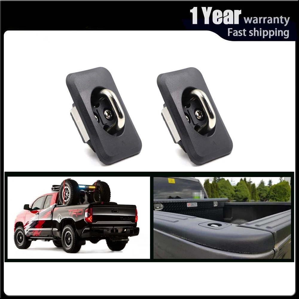 2 шт. привязывающиеся анкеры для грузовиков кроватей боковых стен пикапов