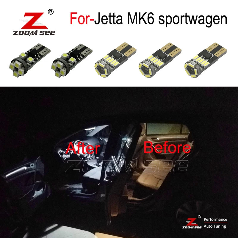 Лампы для чтения автомобильной карты 12 шт. VW jetta 6 MK6 MK VI sportwagen (2010-2014) | Автомобили и