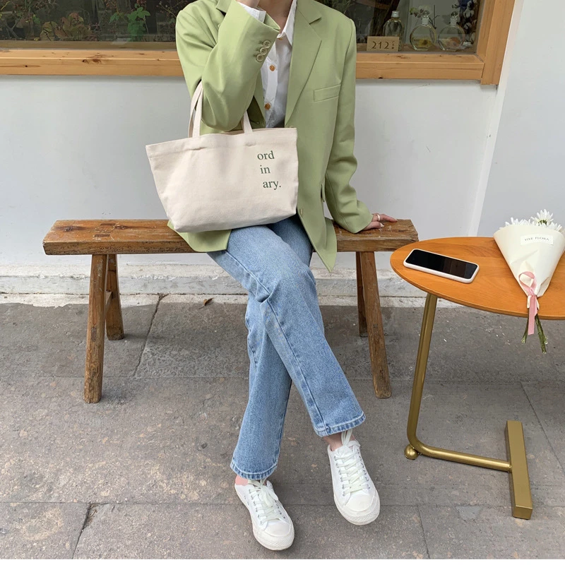 

New Canvas Shoulder Bag for Women Cartoon Printing Female Handbags Cotton Cloth Shopping Bags Eco Ladies Tote Beach Shopper Bag