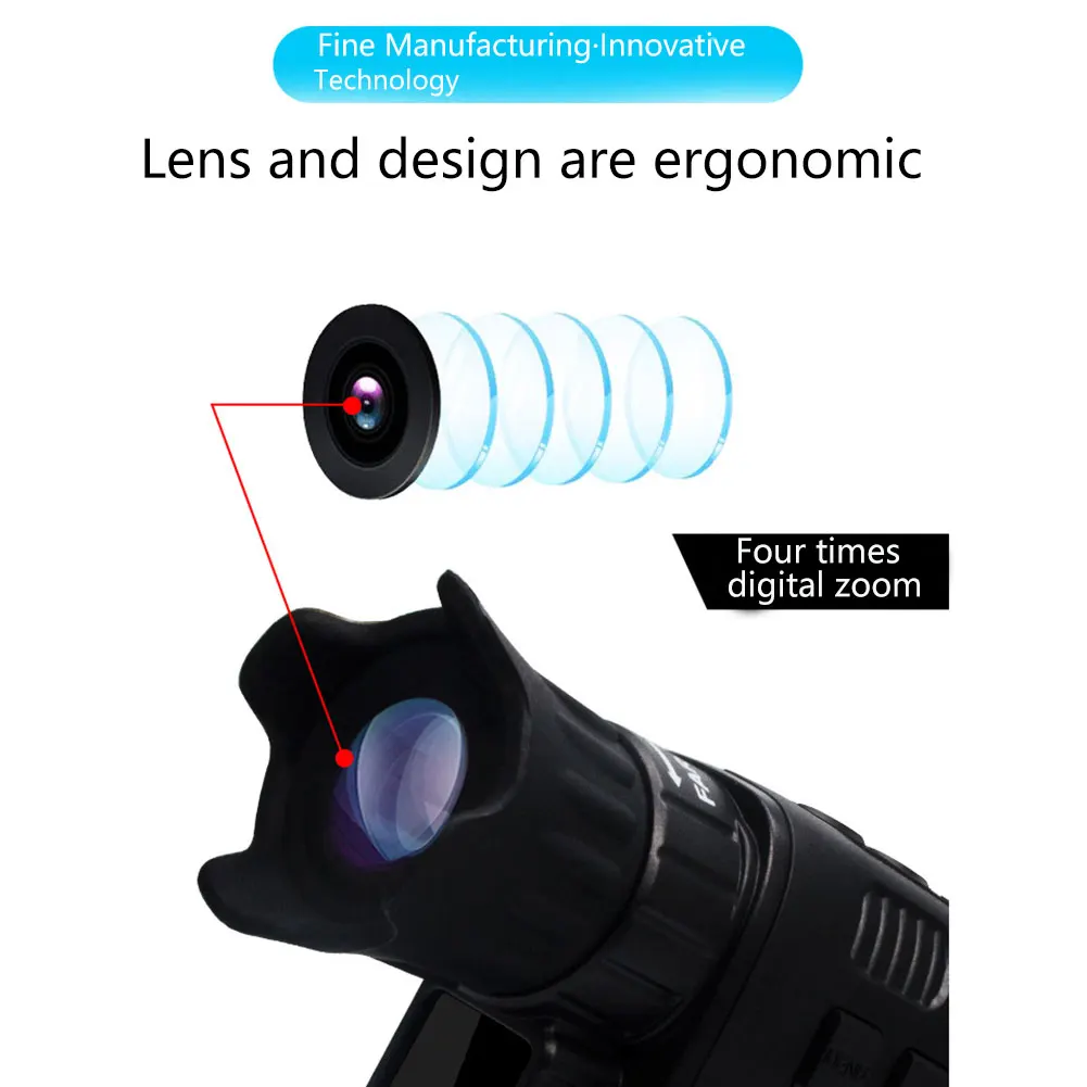 Монокуляр инфракрасного ночного видения для темноты многофункциональный HD TFT Smart