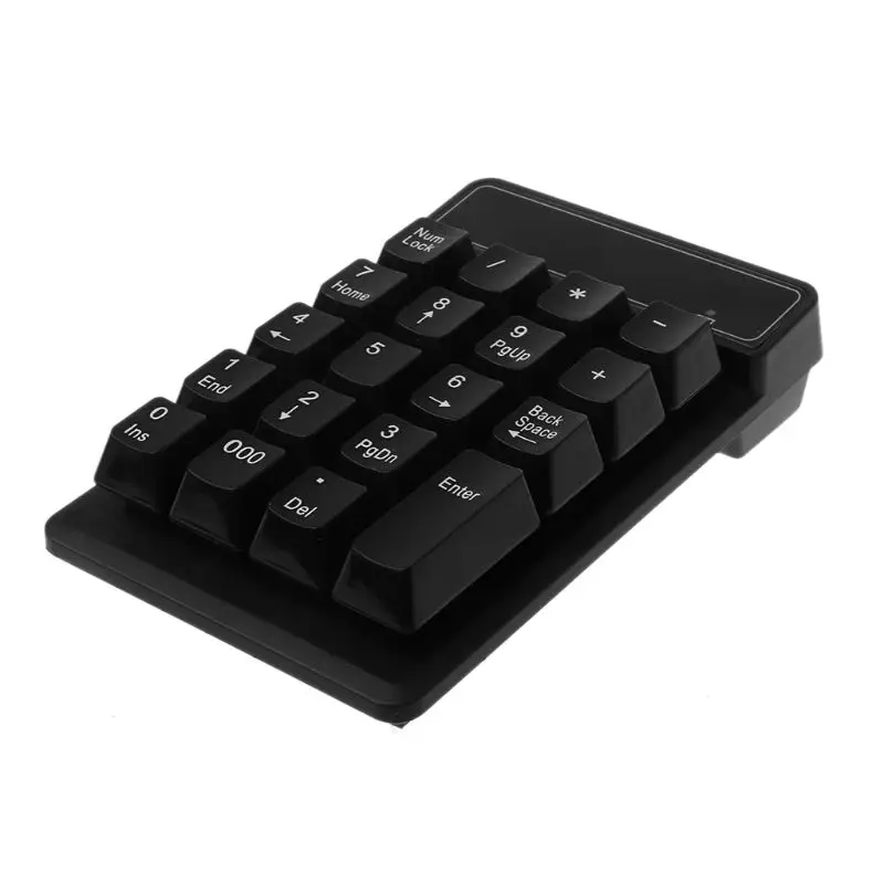 2 4 ГГц мини USB беспроводная цифровая клавиатура 19 клавиш цифра Pad приемник для Windows