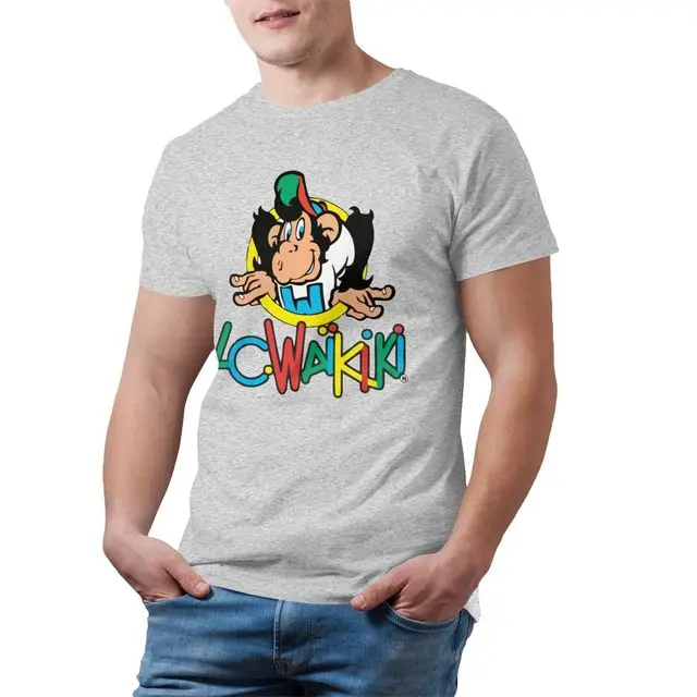 

2021 New Products Fashion Print T-shirt Monkey Pattern Cotton T-shirt Men's High Quality Short Sleeve T-shirt