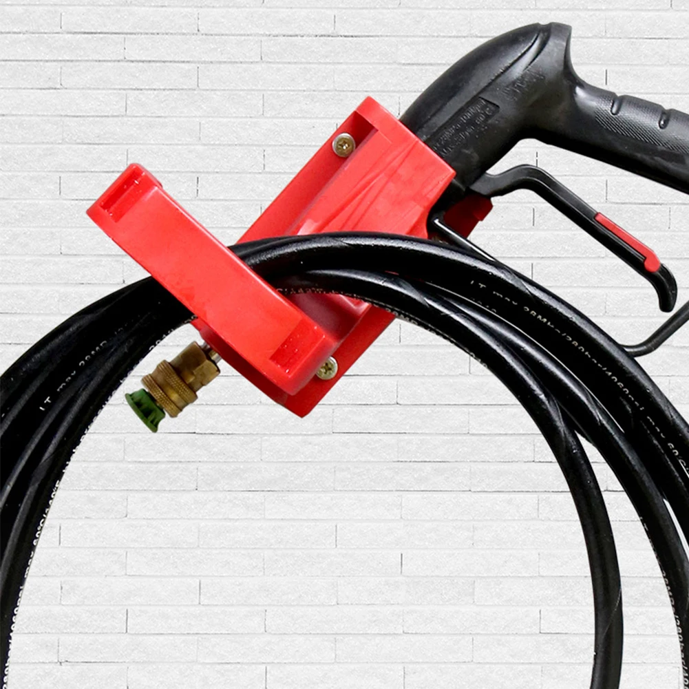 

High Pressure Car Washer Gun Holder Hanging Rack Wall Mounted Auto Bracket Hose Hook Storage For Garage Workstation Washing Tool