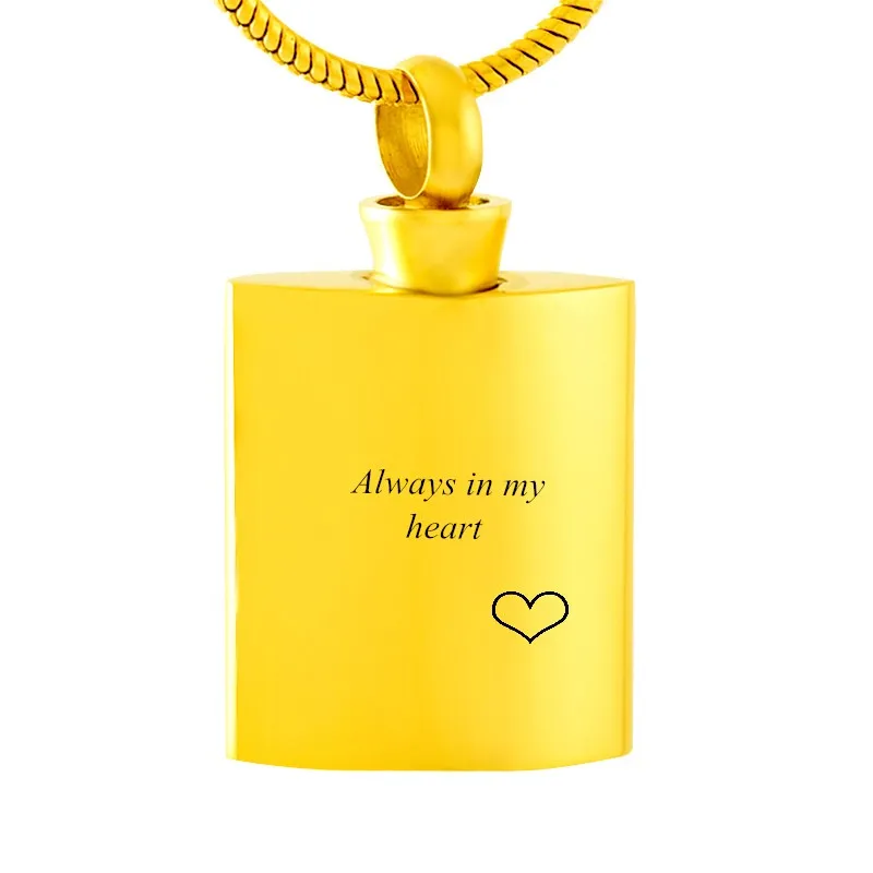 IJD8475 крошечные колба пробирка тайник урна для кремации Бижутерия пепла подвеска