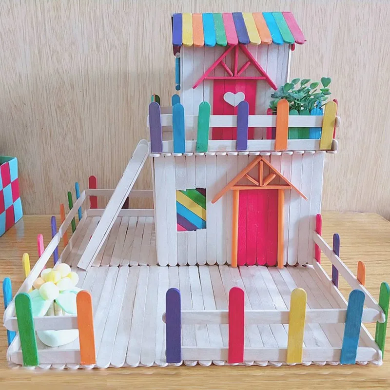 Палочки Деревянные для мороженого 50 шт./лот форма фруктового льда детские