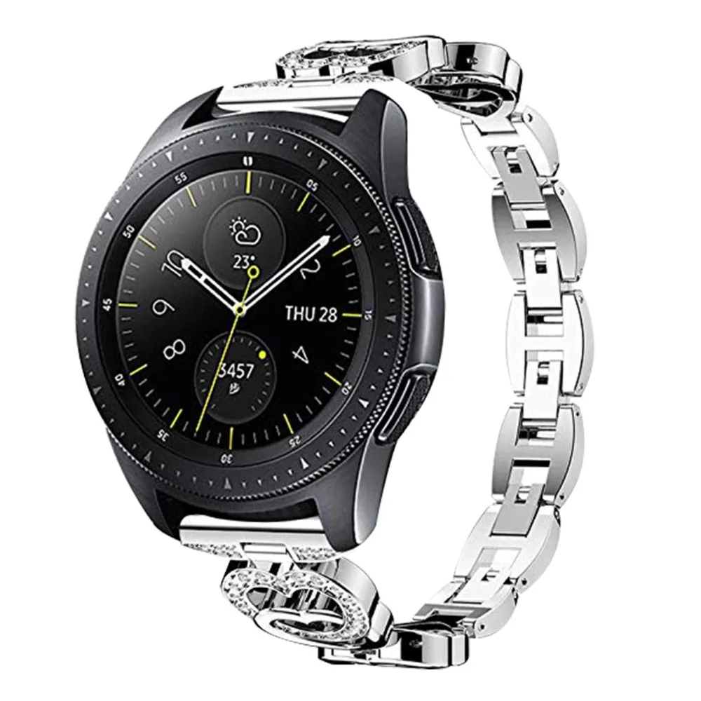 Ремешок для часов Bling металлический браслет Samsung Galaxy Active Watch 42 20 мм Gear Sport s2 |