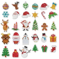christmas 5d diamond painting sticker sets for beginners diy craft decoration cultivate interest increase holiday atmosphere