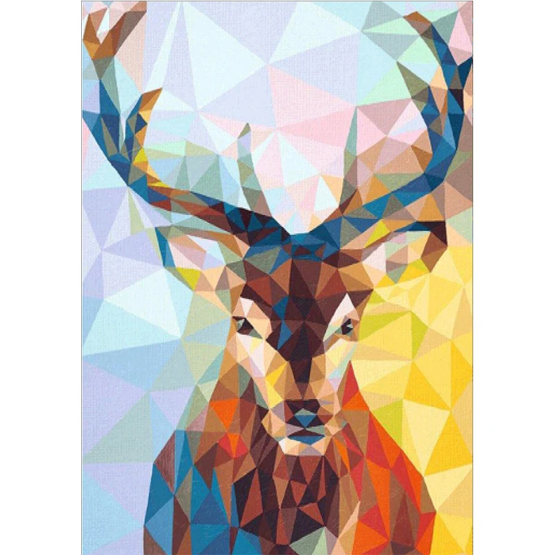 

Popular diy products diamond embroidery kit diamond painting by numbers Animal Round Crystal Full Drill 5D DIY Diamond Painting