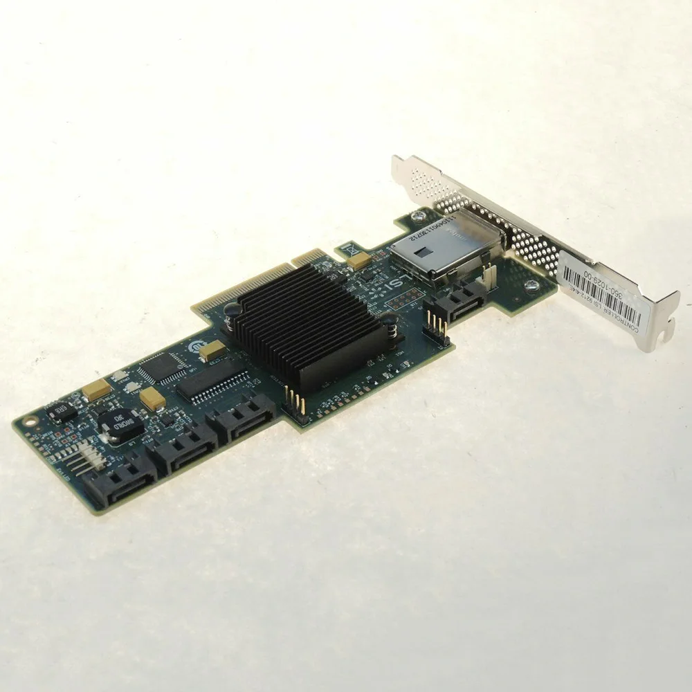 

Pulled LSI 9212-4i4e 6Gb SAS Controller HBA Card Internal External IT Mode Both Bracket