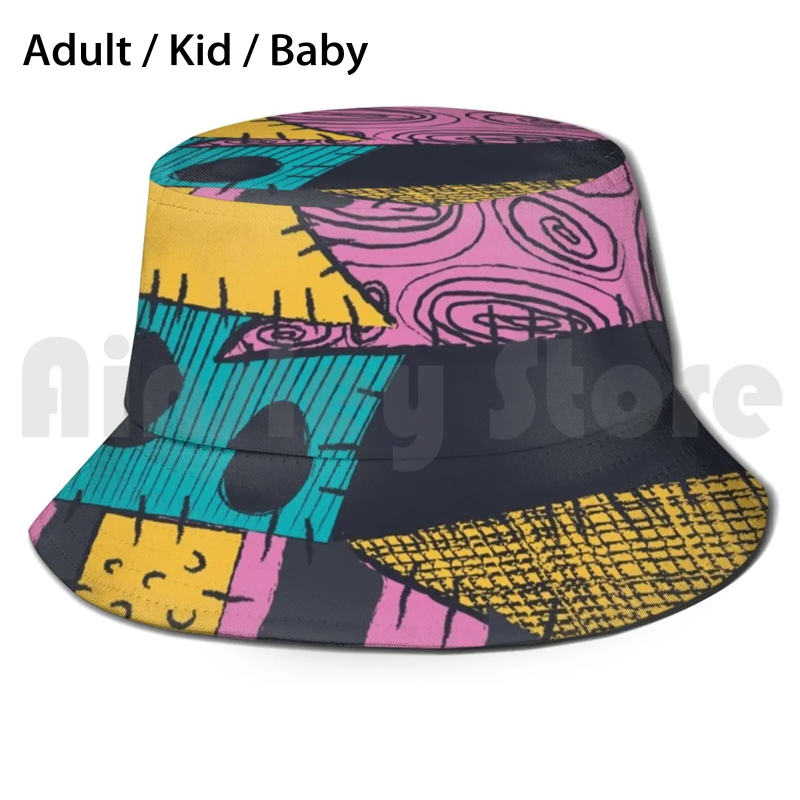 

Солнцезащитная шляпа с рисунком кошмара 1199 Панама Кошмар перед Рождеством