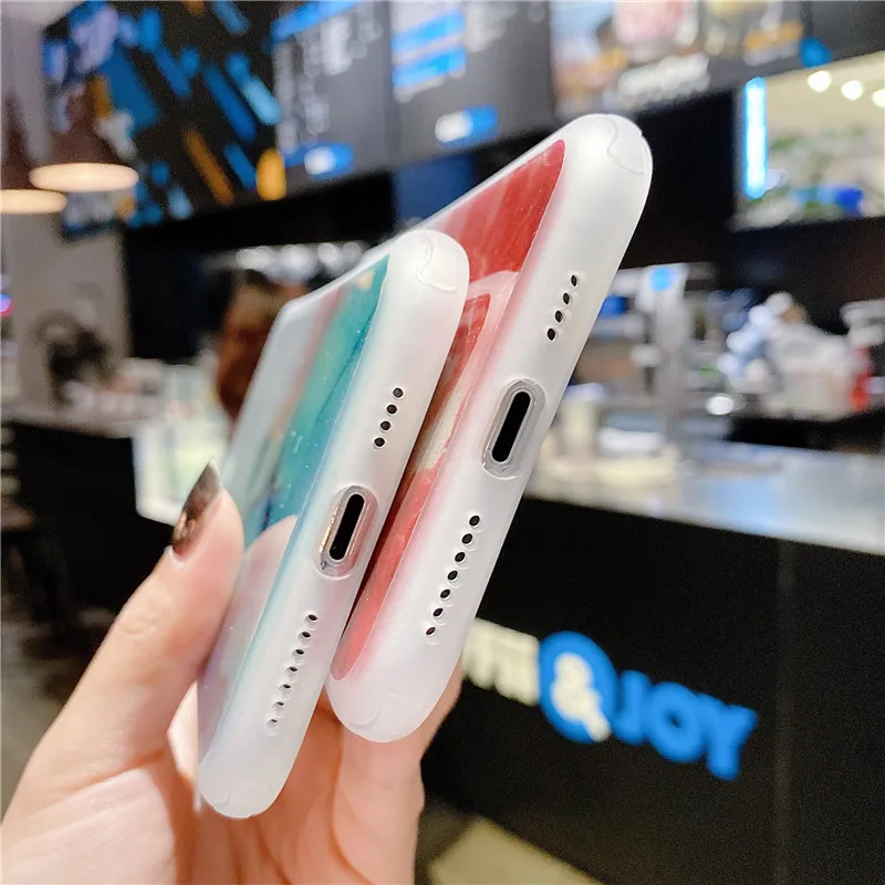 Чехол для iPhone 11 Pro XR XS X Max 7 8 6 6S Plus SE 2020 прозрачный мягкий чехол телефона | Мобильные