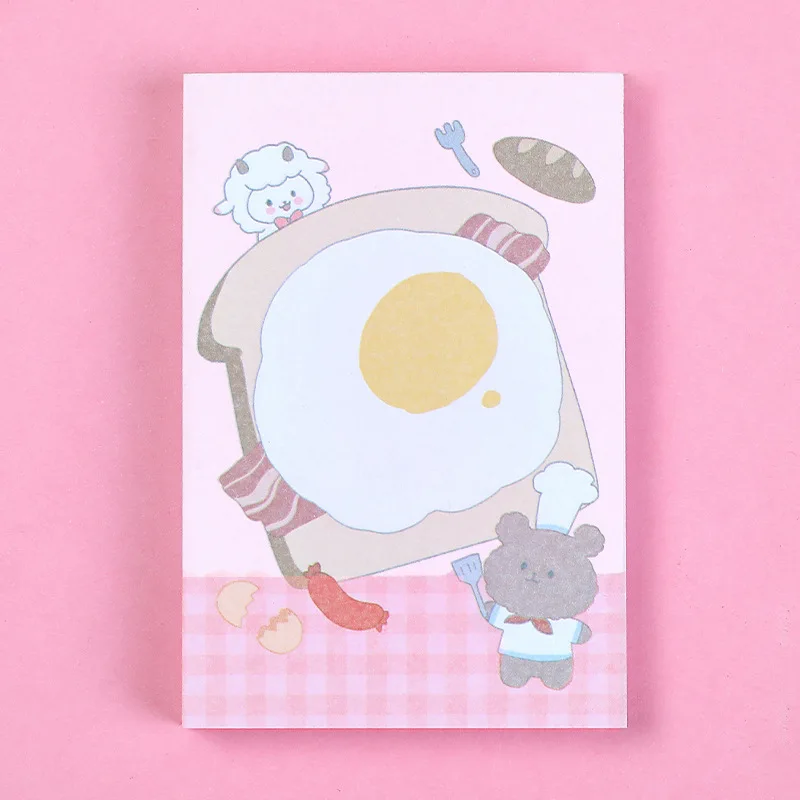 Мультфильм милый медведь Липкие заметки 100 листов креативный студент отправить