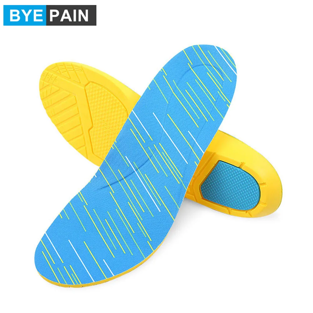 1 пара BYEPAIN эластичные стельки для обуви мужчин и женщин с эффектом памяти дышащие