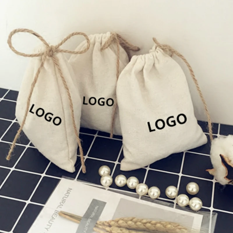 20 шт. льняные джутовые сумки для ювелирных изделий | Украшения и аксессуары