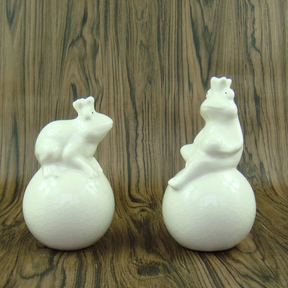 Фарфор принц-Лягушка декоративная статуэтка керамика принцесса статуя Гримма