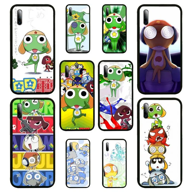 

Hot Cute cartoon Sergeant Keroro Frog Phone Case for honor 7A 8x 8s 9 10i 20s V30 PLAY lite pro nax fundas cover