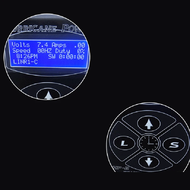 Hp-2 Hurricane Tattoo источник питания цифровой силовой ЖК-дисплей для комплектов машина