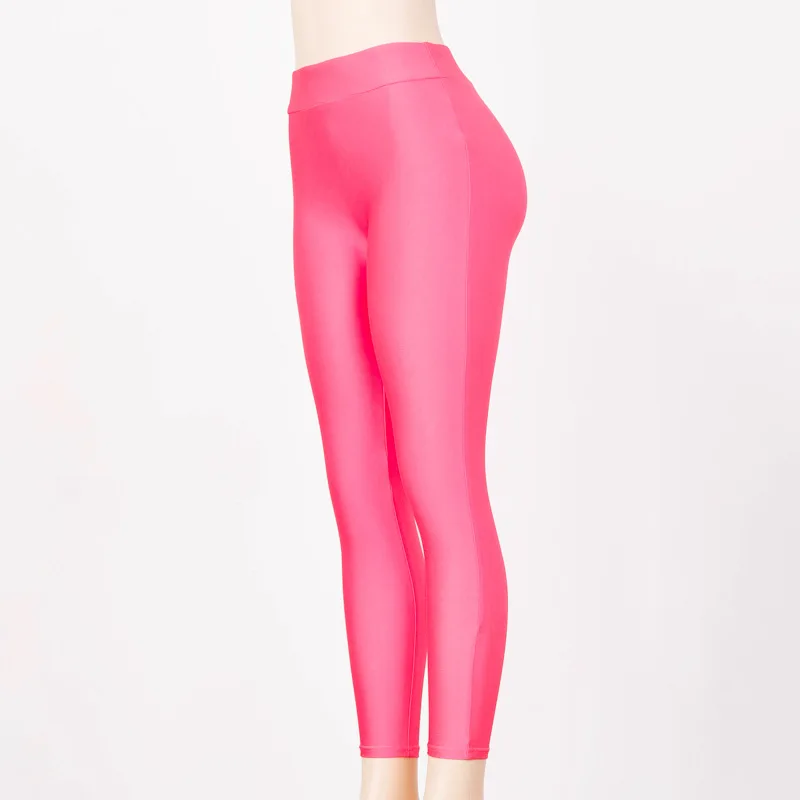 Женские леггинсы для бега фитнеса плотные штаны с высокой талией спортивная