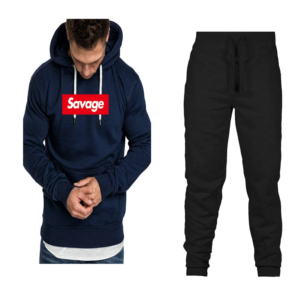 Мужская/Женская толстовка с капюшоном Lil + спортивные штаны теплая флисовая