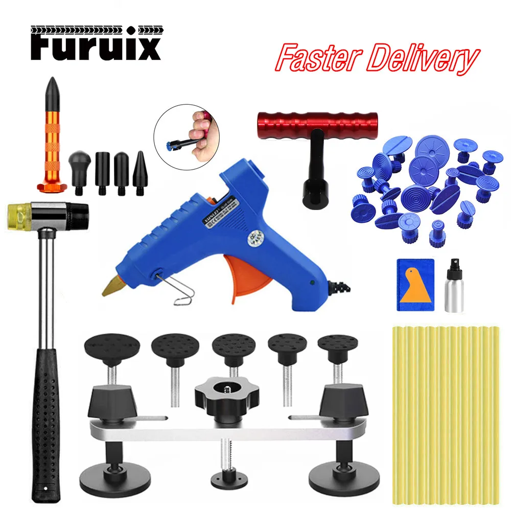 Безпокрасочный Съемник Furuix для ремонта вмятин мостовые инструменты T образный