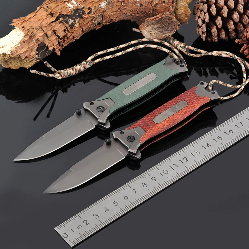

57HRC Knives Hunting Knife Survival Military Mini Folding Pocket KnifeTactical High Hardness Folding Survival
