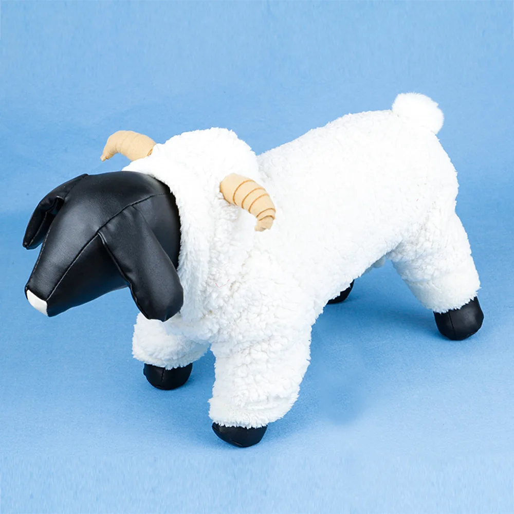 Новый милой овечкой Дизайнерские зимние сапоги дога Одежда мягкий флисовый для